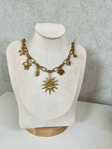 El Sol Charm Necklace