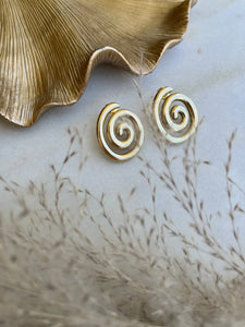 Meredith Swirl earrings