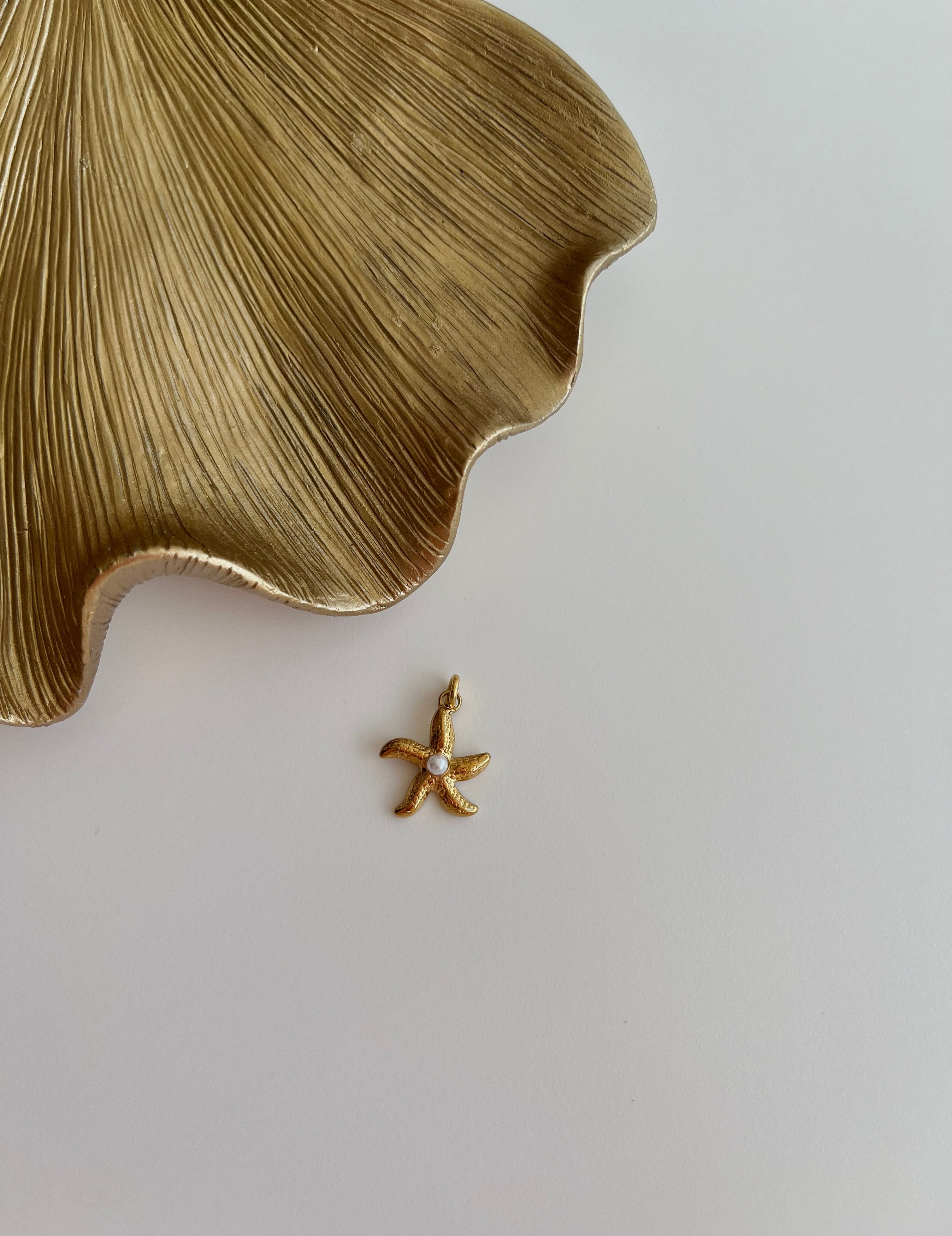 Starfish Pearl Charm